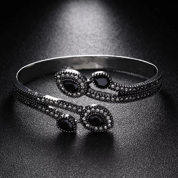 Turkish style cuff bangle bracelet 2 PC's set - Picture 2 of 2